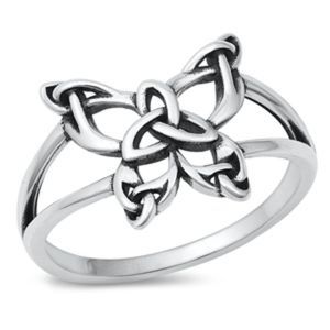 Silver Ring - Butterfly Ring Sterling Silver Ring - 925 size 5-10